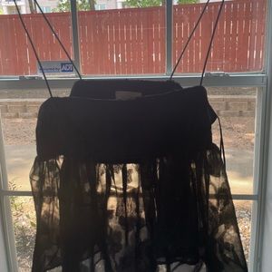 Urban Outfitters Flowy Embroidered Tank